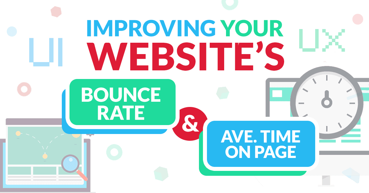 improving your website's bounce rate and average time on page